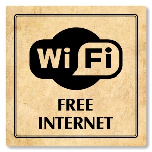 Free internet, 100x100mm, pergamen, Utah